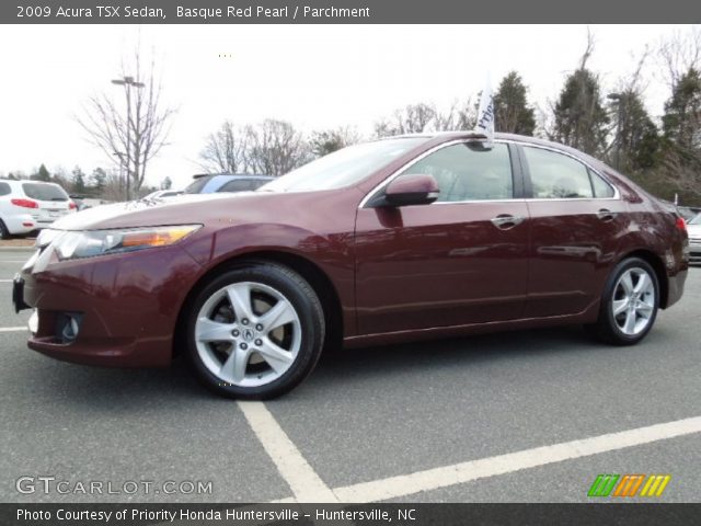 2009 Acura TSX Sedan in Basque Red Pearl