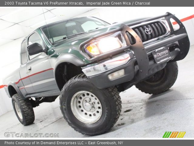 2003 Toyota Tacoma V6 PreRunner Xtracab in Imperial Jade Green Mica