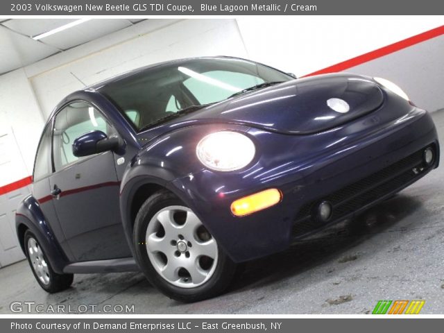 2003 Volkswagen New Beetle GLS TDI Coupe in Blue Lagoon Metallic