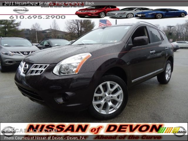 2011 Nissan Rogue SV AWD in Black Amethyst