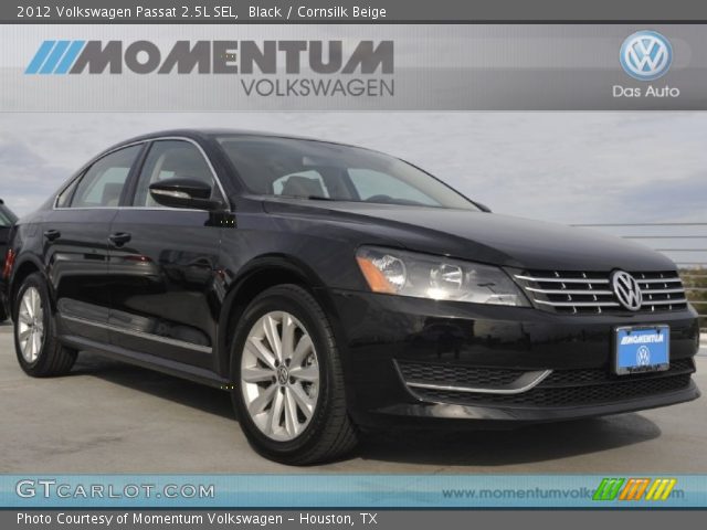 2012 Volkswagen Passat 2.5L SEL in Black