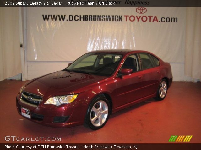 2009 Subaru Legacy 2.5i Sedan in Ruby Red Pearl