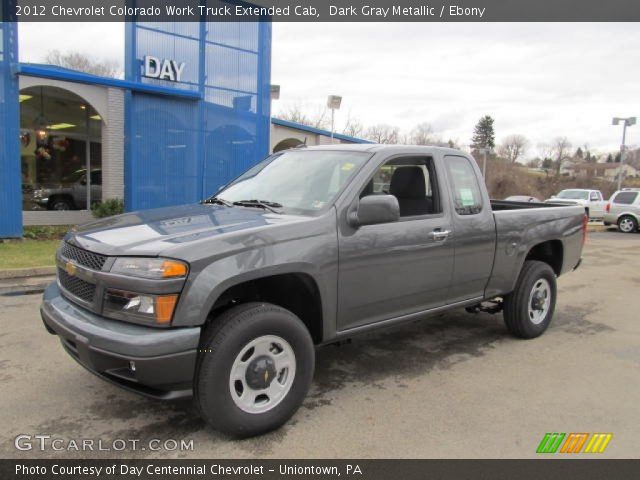 2012 Chevrolet Colorado Work Truck Extended Cab in Dark Gray Metallic