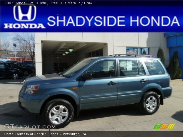 2007 Honda Pilot LX 4WD in Steel Blue Metallic