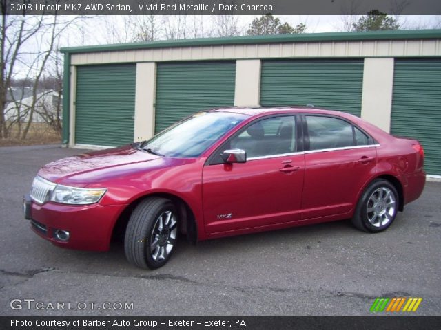 2008 Lincoln MKZ AWD Sedan in Vivid Red Metallic