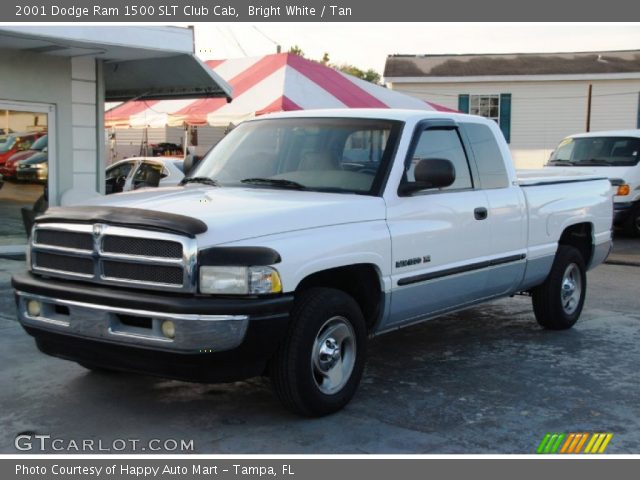 2001 Dodge Ram 1500 SLT Club Cab in Bright White