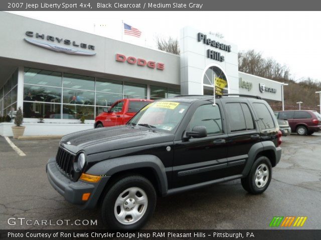 2007 Jeep Liberty Sport 4x4 in Black Clearcoat