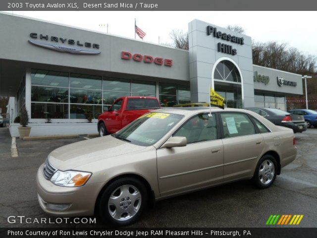 2003 Toyota Avalon XLS in Desert Sand Mica