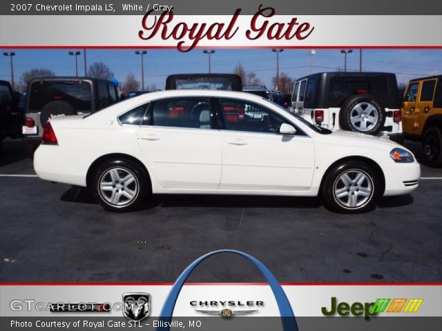 2007 Chevrolet Impala LS in White