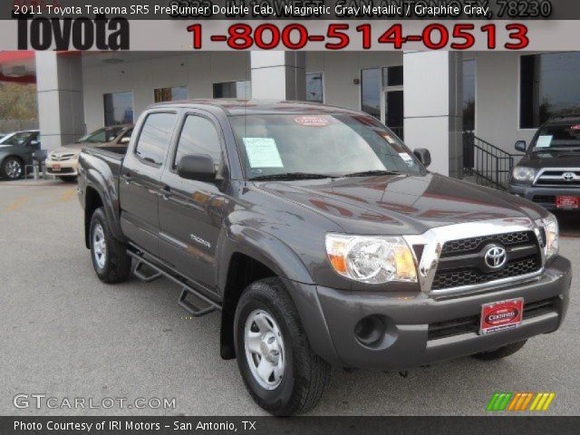 2011 Toyota Tacoma SR5 PreRunner Double Cab in Magnetic Gray Metallic