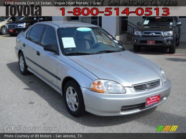 1998 Honda Civic LX Sedan in Vogue Silver Metallic