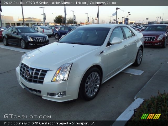 2012 Cadillac CTS 3.6 Sedan in White Diamond Tricoat