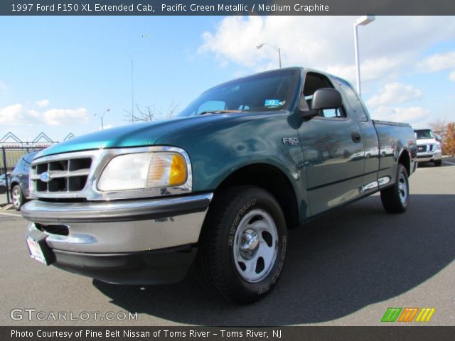 1997 Ford F150 XL Extended Cab in Pacific Green Metallic