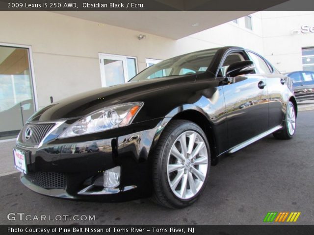 2009 Lexus IS 250 AWD in Obsidian Black