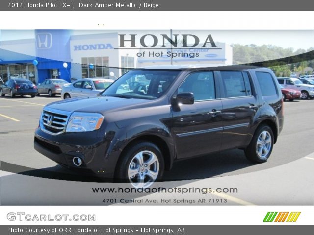 2012 Honda Pilot EX-L in Dark Amber Metallic