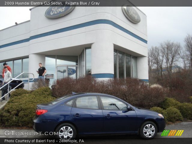 2009 Hyundai Elantra GLS Sedan in Regatta Blue
