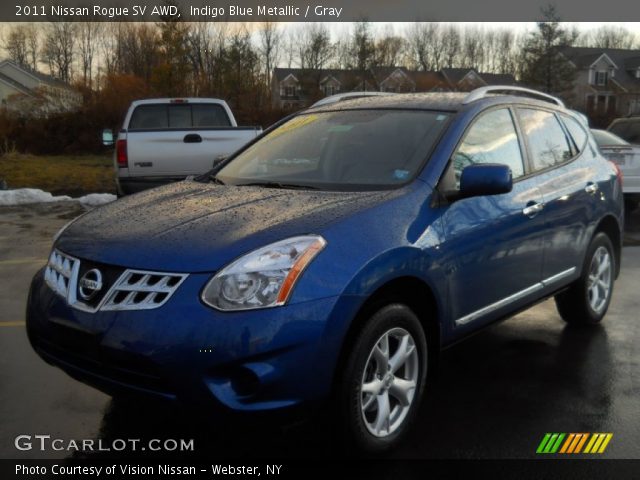 2011 Nissan Rogue SV AWD in Indigo Blue Metallic