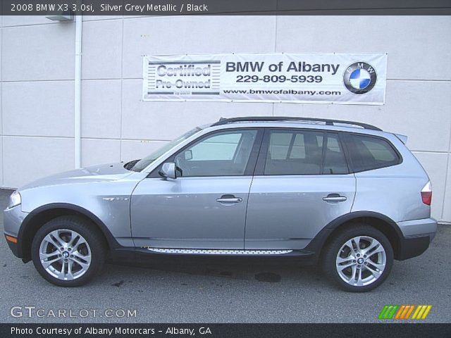 2008 BMW X3 3.0si in Silver Grey Metallic