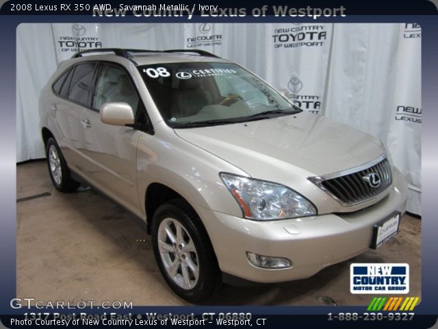 2008 Lexus RX 350 AWD in Savannah Metallic