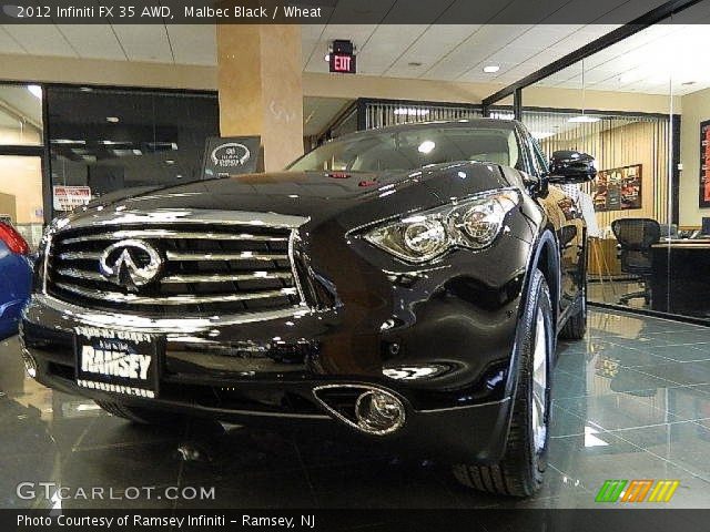 2012 Infiniti FX 35 AWD in Malbec Black