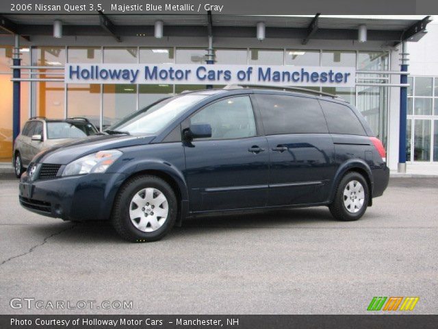 2006 Nissan Quest 3.5 in Majestic Blue Metallic