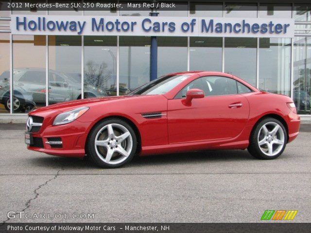 2012 Mercedes-Benz SLK 250 Roadster in Mars Red