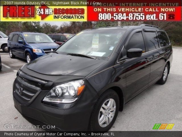 2007 Honda Odyssey EX-L in Nighthawk Black Pearl