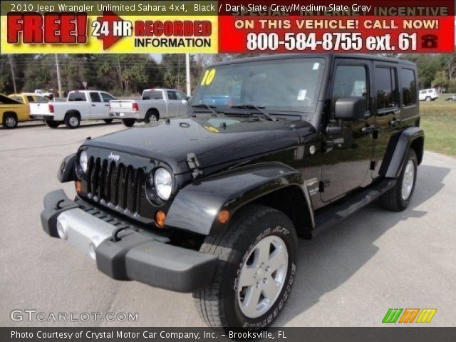 2010 Jeep Wrangler Unlimited Sahara 4x4 in Black