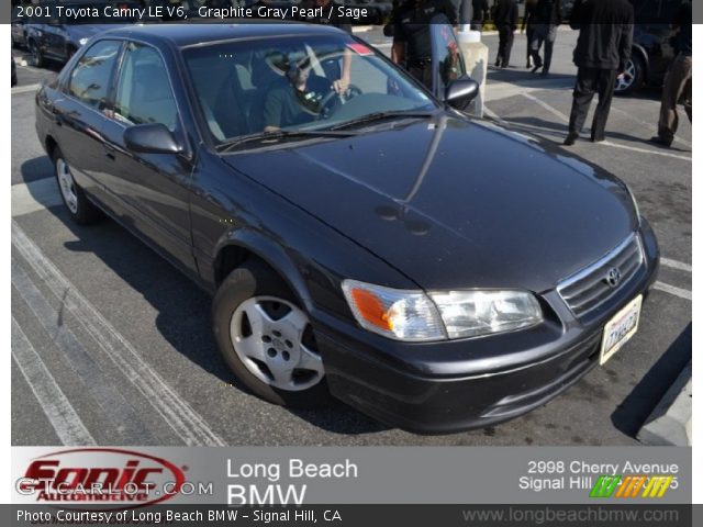 2001 Toyota Camry LE V6 in Graphite Gray Pearl