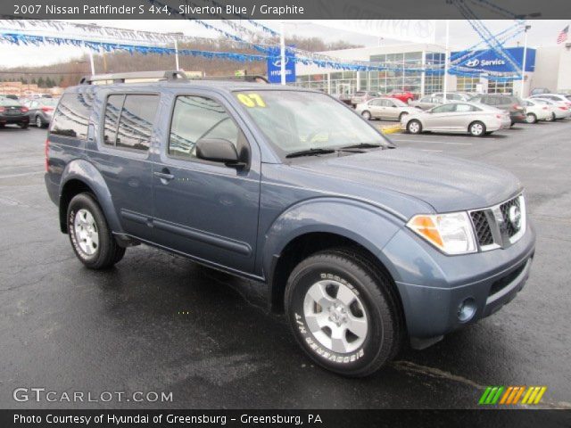 2007 Nissan Pathfinder S 4x4 in Silverton Blue