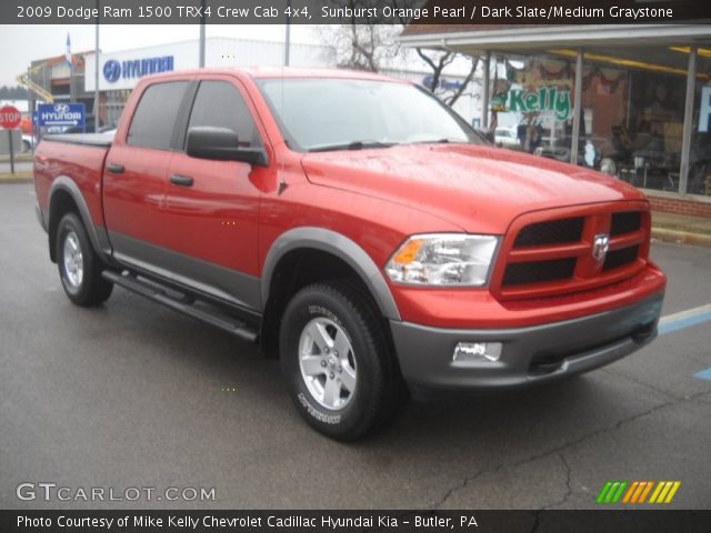 2009 Dodge Ram 1500 TRX4 Crew Cab 4x4 in Sunburst Orange Pearl