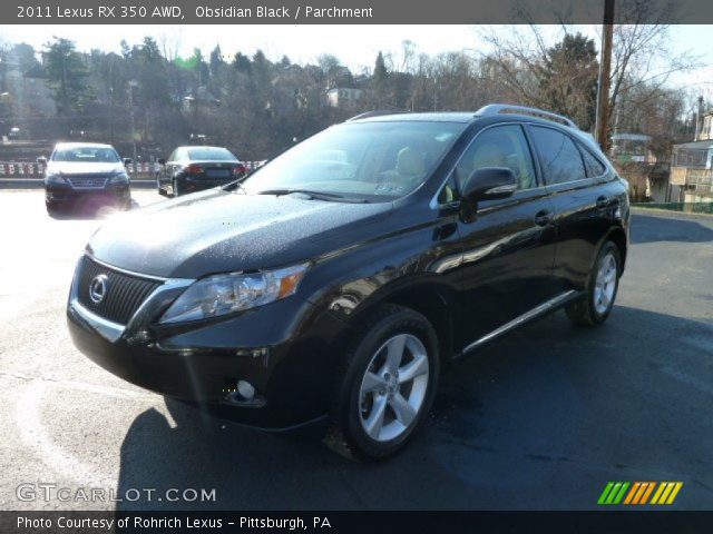 2011 Lexus RX 350 AWD in Obsidian Black