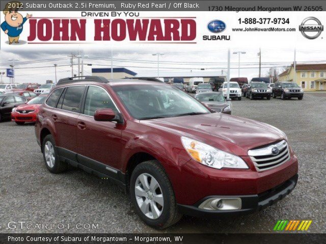 2012 Subaru Outback 2.5i Premium in Ruby Red Pearl