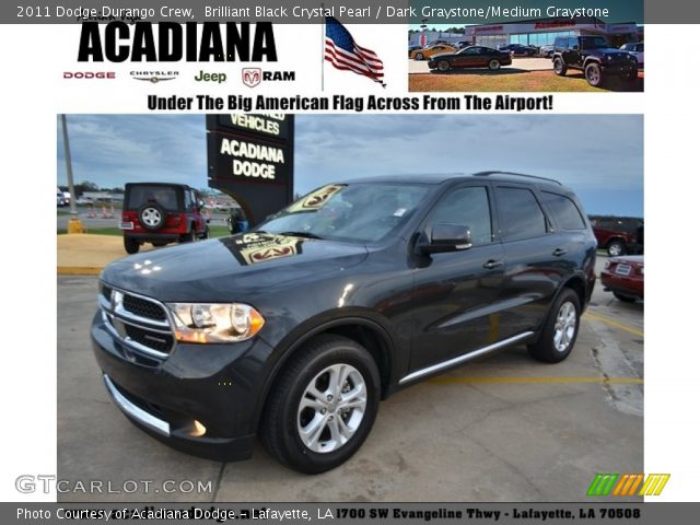 2011 Dodge Durango Crew in Brilliant Black Crystal Pearl