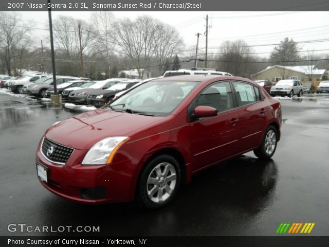 2007 Nissan Sentra 2.0 SL in Sonoma Sunset Red
