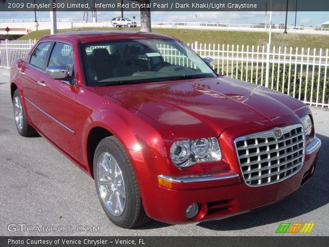 2009 Chrysler 300 Limited in Inferno Red Crystal Pearl