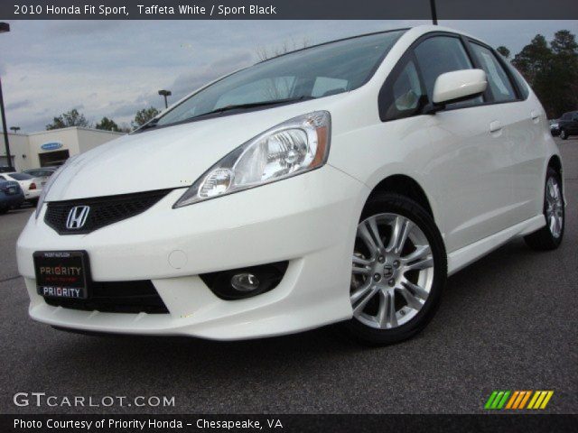 2010 Honda Fit Sport in Taffeta White