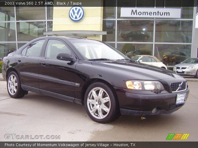 2003 Volvo S60 2.5T AWD in Black