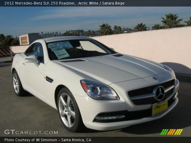 2012 Mercedes-Benz SLK 250 Roadster in Arctic White