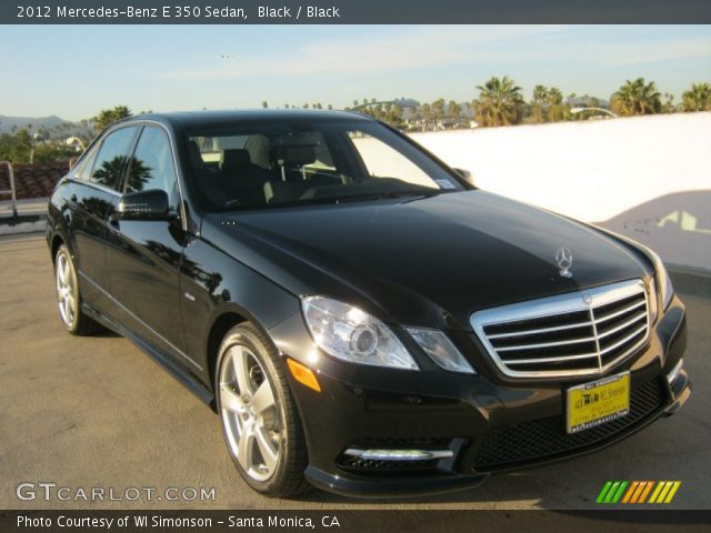 2012 Mercedes-Benz E 350 Sedan in Black