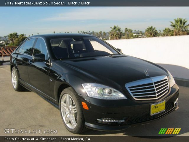 2012 Mercedes-Benz S 550 Sedan in Black