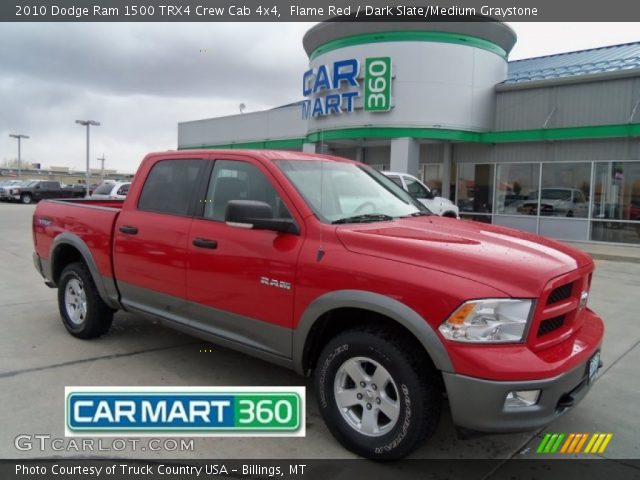 2010 Dodge Ram 1500 TRX4 Crew Cab 4x4 in Flame Red