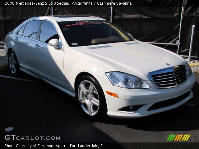 2008 Mercedes-Benz S 550 Sedan in Arctic White
