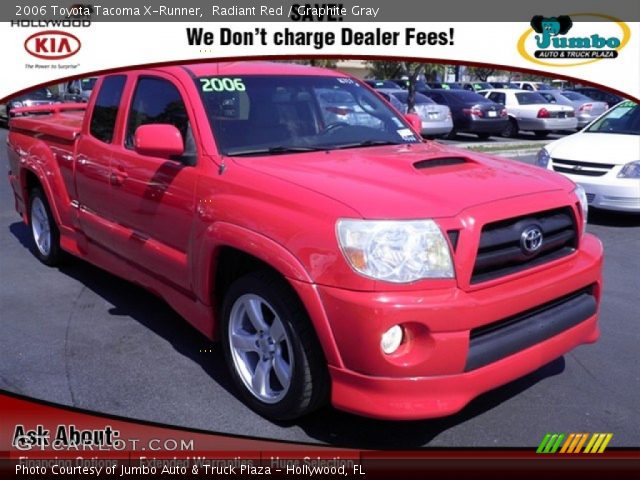 2006 Toyota Tacoma X-Runner in Radiant Red