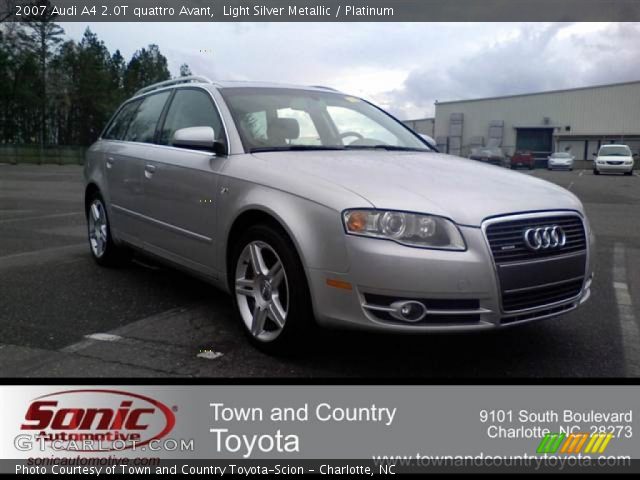 2007 Audi A4 2.0T quattro Avant in Light Silver Metallic