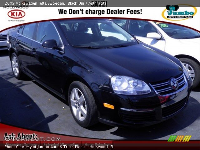 2009 Volkswagen Jetta SE Sedan in Black Uni