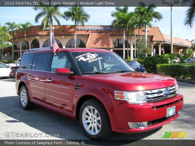 2010 Ford Flex SEL in Red Candy Metallic