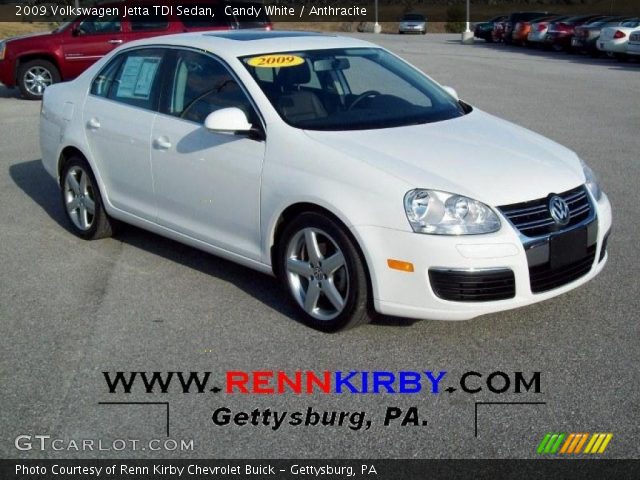 2009 Volkswagen Jetta TDI Sedan in Candy White