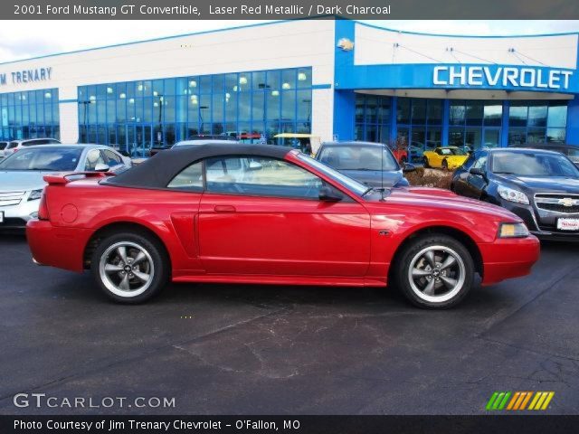 2001 Ford Mustang GT Convertible in Laser Red Metallic