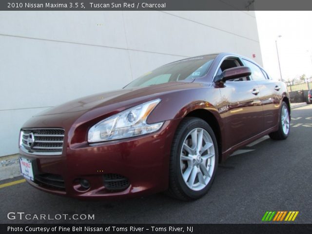 2010 Nissan Maxima 3.5 S in Tuscan Sun Red